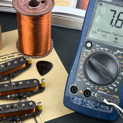 General Vintage Tone “ NOS Wire “ Handwound Pickups for Stratocaster ®️ Original Pre CBS Phelps Dodge 1958 Magnet Wire Ltd. Ed. Heavy Formvar mid 50’s image 14