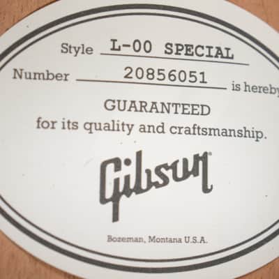 Gibson L-00 Special Satin Honey Burst image 11
