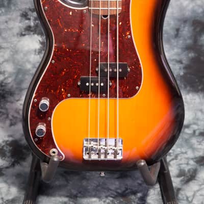 1996 Fender 50th Anniversary Precision Bass 3 Tone Sunburst Left Handed Lefty image 1