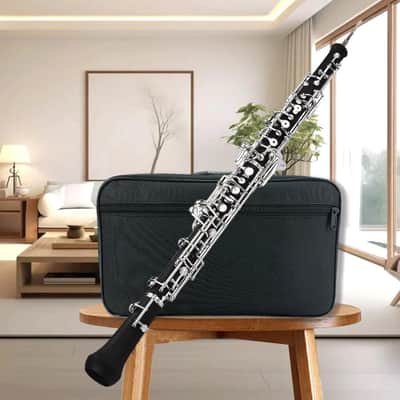 Professional C Key Oboe – Ebonite Wood Body with Nickel-Silver Keys, Left F & Forked F Resonance – Full Conservatory System with Case image 5