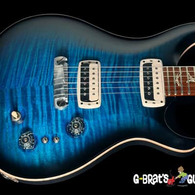 2023 Paul Reed Smith PRS Paul's Guitar Flame Top with Brushstroke Inlays ~ Blue Burst image 1