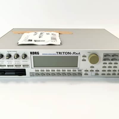 Korg Triton Rack Rackmount 60-Voice Polyphonic Workstation 2000 - 2005 - Silver - MAXED OUT + EXPANSION BOARDS