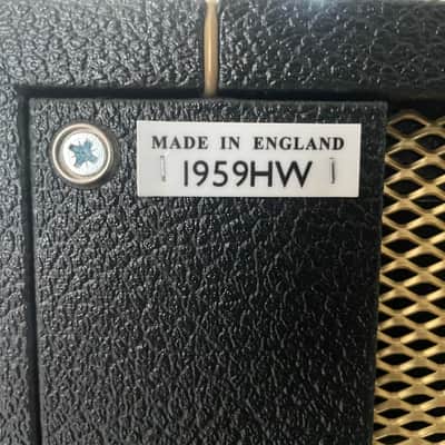 Marshall 1959HW Handwired JMP Reissue 2-Channel 100-Watt Guitar Amp Head 2022 - Black image 3