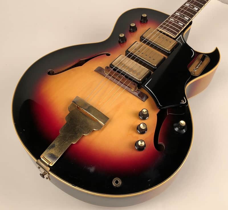1959 National Bel-Aire 1198 Archtop Electric in Sunburst with Hardshell Case image 1