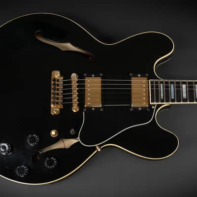 1989 Gibson ES-347 S - Ebony | USA Vintage Post Norlin Era Custom Semi-Hollow Bill Lawrence The Original HB-R HB-L Humbucker Pickups Coil Split | OHSC image 4