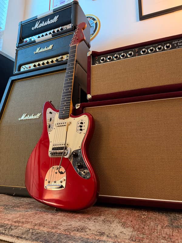 Fender Jaguar 1963 - Candy Apple Red with Matching Headstock [DEMO VIDEO] image 1