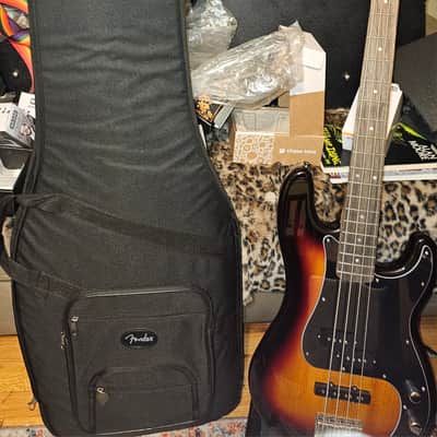 Squier FSR Affinity Precision Bass PJ with Laurel Fretboard 2021 - 3-Color Sunburst image 9