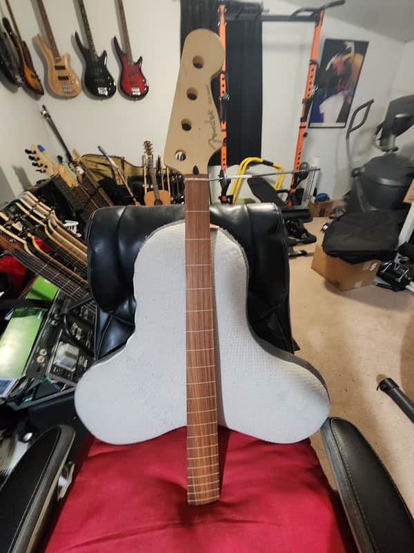 Genuine Fender Replacement Jazz bass fretless neck image 1