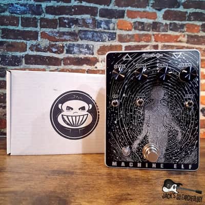 Monkey Riot Pedals Machine Elf Fuzz Pedal *NEW* (2020s - Metal/Black)