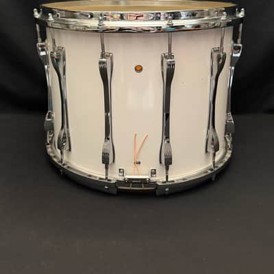 Ludwig Marching Drum 15" x 12" 1981-82 - White Cortex image 8