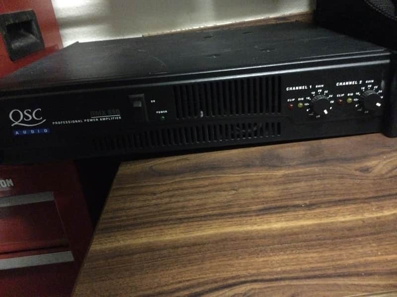 QSC RMX850 Professional Power Amplifier 2000s - Black image 1