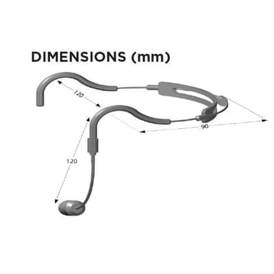 Audix HT2 Wireless Headset Condenser Vocal Microphone image 2