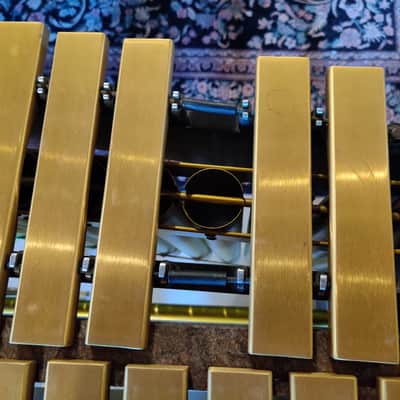 Musser M75 Century Vibraphone Gold Bars with Working Motor image 6