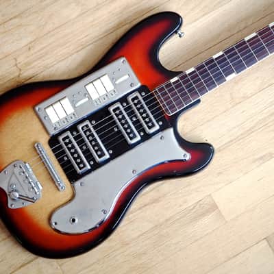 1964 Guyatone Orlando Vintage Baritone Guitar Model VN-4 | Reverb