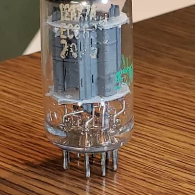 7025/12AX7A Sylvania tall plate/copper post MaxiPreamp2/TV-7 tested image 1