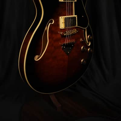 Ibanez AS93QMSP-DBS Artcore Expressionist 2025 - Present - Dark Brown Sunburst image 6