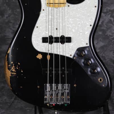 Fender Custom Shop Limited Geddy Lee 1972 Jazz Bass - Black image 1