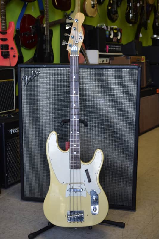 Aria Tele Bass 1970's Blonde MIJ image 1