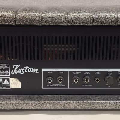 Kustom TRB-400 400 Watt Tube PreAmp Tuck N Roll Bass Amplifier Head image 7