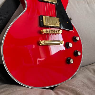 2023 Gibson Custom M2M Les Paul Custom Ferrari Red Bild 15
