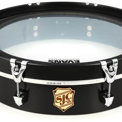 SJC Custom Drums Tour Series UFO Drum - 4 x 20 inch - Matte Black image 1