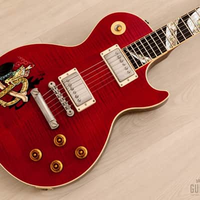 1997 Gibson Custom Shop Slash Snakepit Les Paul Cranberry Near-Mint w/ Case, Yamano image 1