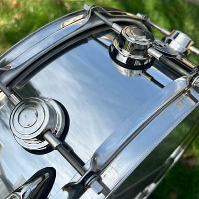 DW Collector's Series Stainless Steel 5.5x14" Snare Drum w/ Nickel Hardware image 21