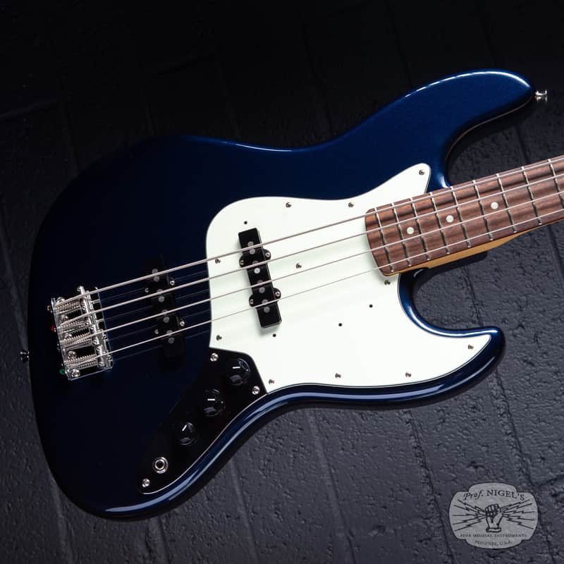 Tokai AJB114 MIJ Jazz Bass Gunmetal Blue Metallic Matching Headstock Made in Japan image 1