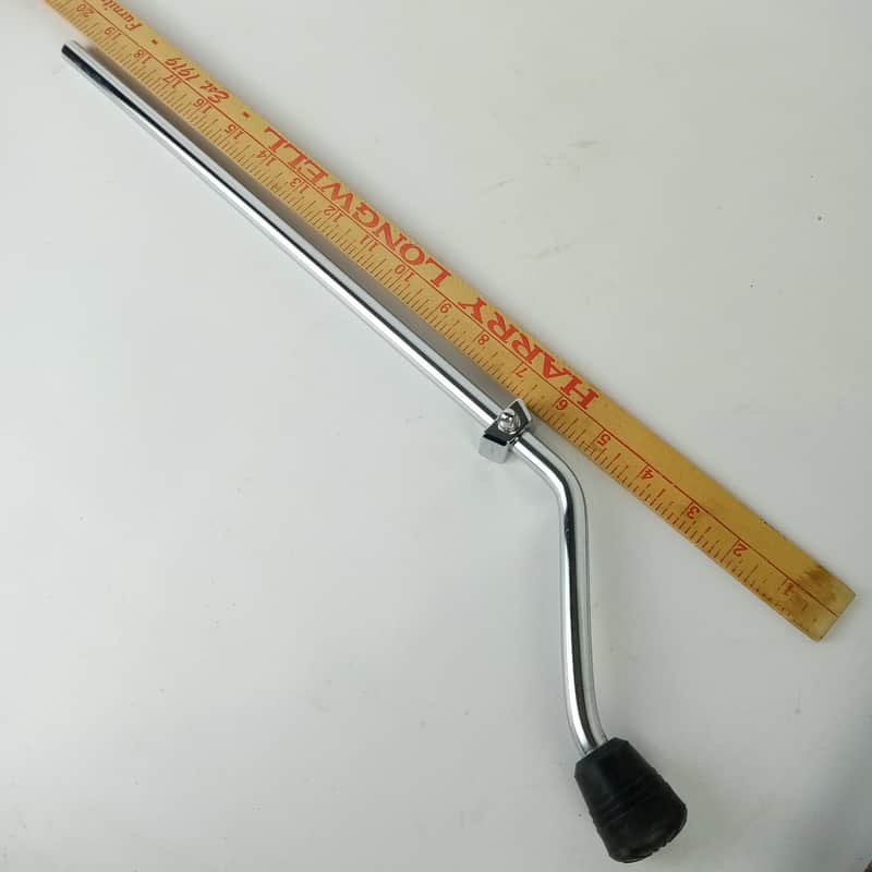 Floor Tom Drum Leg(s) 1+ 12.5mm Diameter +Memory Lock+Rubber Feet Chrome *NOS* image 1