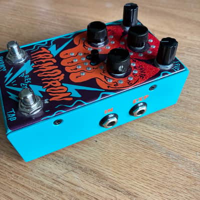 Stone Deaf FX Tremotron Analog Tremolo 2010s - Blue/Orange image 3