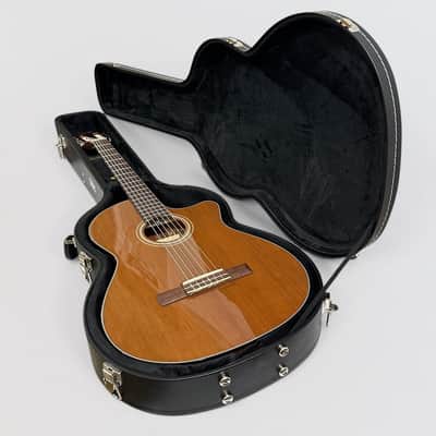 Fender CN-140SCE Thinline Concert Nylon String Acoustic Guitar w/ Case - Natural image 13