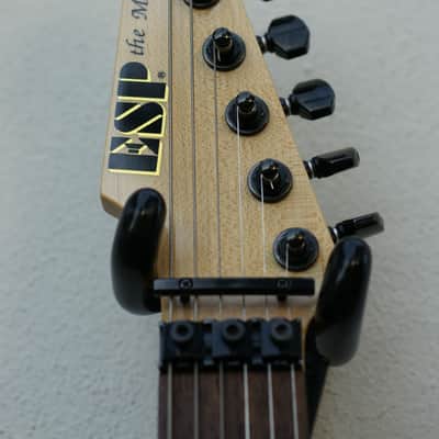 ESP Mirage Deluxe Electric Guitar Natural Grain Floyd Seymour Duncan image 8