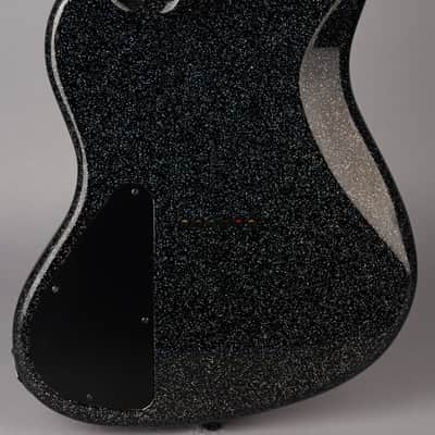 Warmoth Custom Jazzmaster - Black Holo Flake w/SKB HSC image 7