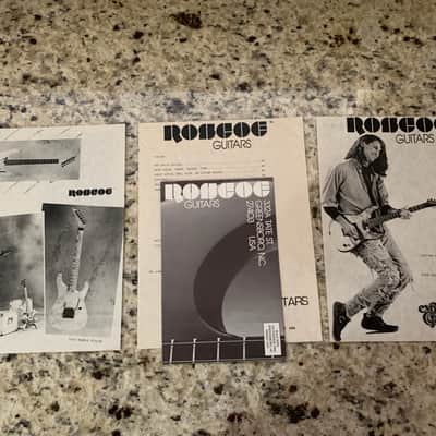 Roscoe Guitars Poster Brochure & More image 1