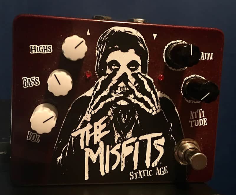 Misfits Static Age Distortion Overdrive Crimson Red "Fiend Club" Edition image 1