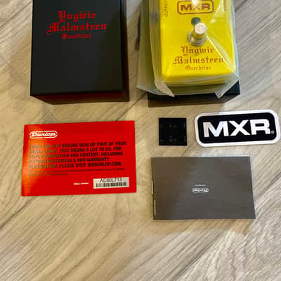 MXR Yngwie Malmsteen YJM308S Overdrive Limited Edition Yellow (500 Units Worldwide) image 1