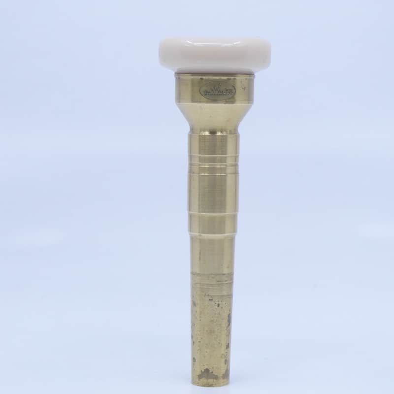 Wedge C Findley MV Trumpet Mouthpiece - Delrin/Raw Brass image 1