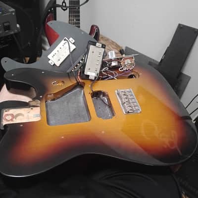 2012 Fender  Telecaster MIM Body w/Fender Neck Plate/Bridge onlyVG Cond Free Lower 48 U.S. Shipping image 2