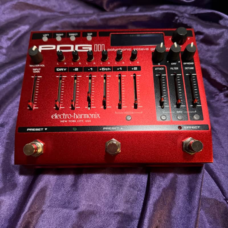 EHX Electro-Harmonix POG3 Polyphonic Octave Generator – Excellent Condition with Box, Power Supply, Cables & Docs