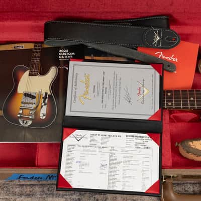 Fender Custom Shop Andy Hicks Master Built 1962 Roasted Stratocaster Ultimate Relic - Shell PInk image 23