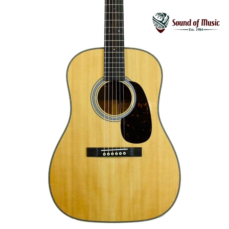 Martin HG-28 Special Edition O'ahu Acoustic Guitar W/Softshell Case - Natural image 1