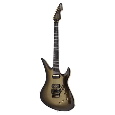 Schecter Avenger FR-S 50th Anniversary Electric Guitar - Gold Burst image 2
