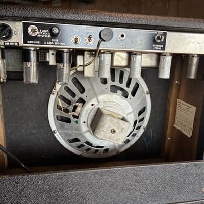 1965 FENDER BLACK FACE DELUXE - AB763 CIRCUIT - EXCELLENT CONDITION image 7
