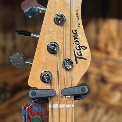 Tagima - TW-65 SB - 4 Strings Bass Guitar - Sunburst image 6