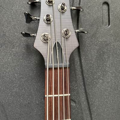 Schecter Stiletto Studio 5 2020s - See-Thru Black Satin image 4
