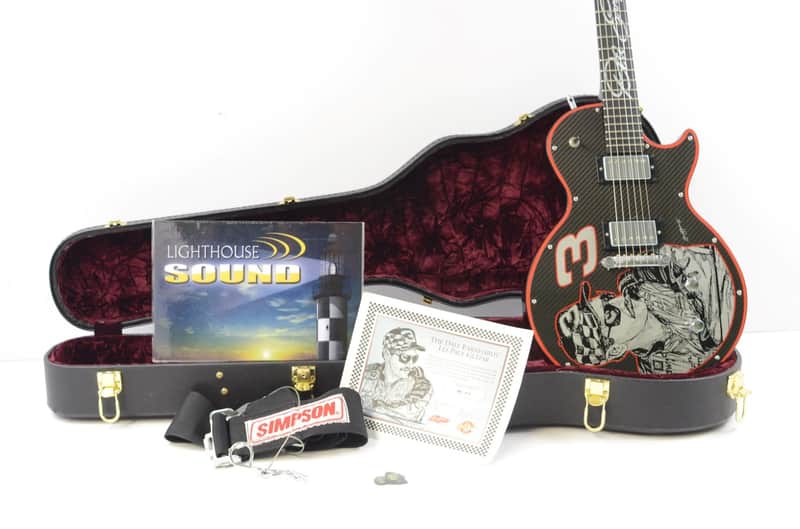 Gibson Dale Earnhardt Les Paul Sam Bass Graphics image 1