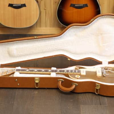 Unplayed! 2013 Gibson 1952 Reissue Les Paul Tribute Electric Guitar Bullion Gold w/ Maple Veneer Headstock + OHSC & Papers image 22