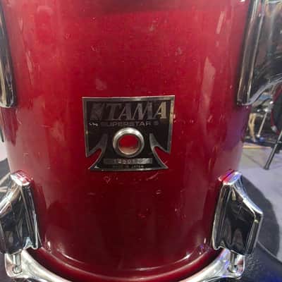 Tama Superstar - 9"x8" Tom - 1980's - Candy Apple Red Lacquer image 3