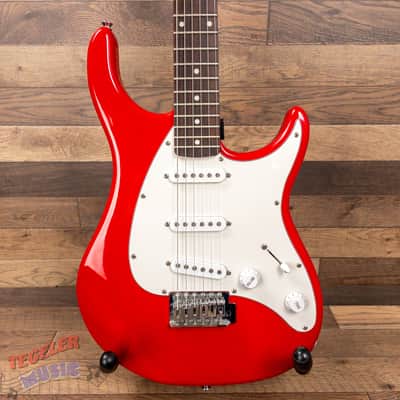 USED-Peavey Raptor EXP Electric Guitar, Solid Body Red with White Pickguard image 2