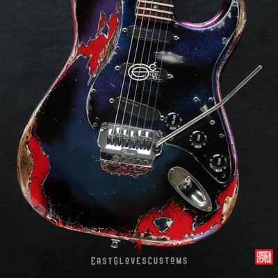 Fender Stratocaster Contemporary E Series Floyd Rose System1 Flip Flop Finish Heavy Aged Relic Rare image 9